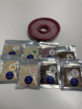 Load image into Gallery viewer, Pink Cocktail Rimmer Set with 6 mini salts and ceramic rimming dish