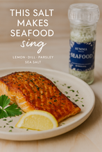 Load image into Gallery viewer, Seafood Salt – Lemon, Lemon Basil, Dill & Parsley